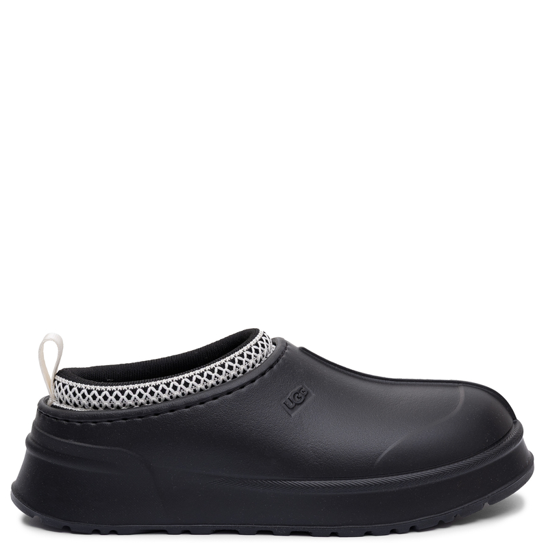 UGG Klapki Ocieplane Damskie Na Platformie Czarne 1180371-BLK