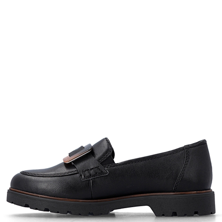 Rieker Półbuty Damskie Czarne 45553-00-BLK