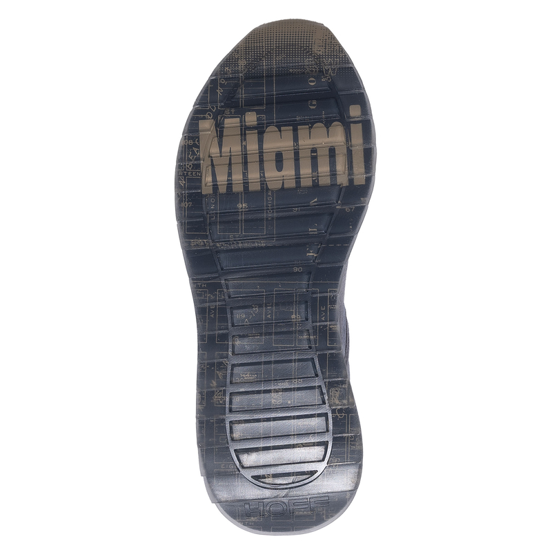 Hoff Sneakersy Skórzane Welurowe Półbuty Niebiesko-Szare HOFF22502003CITY