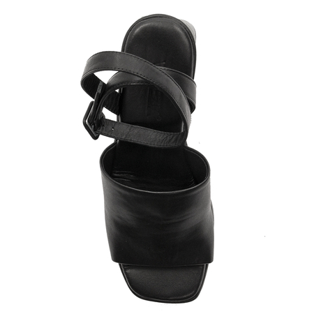 Venezia Women's Sandals On High Heel Black 