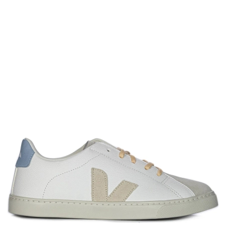 Veja Sneakersy damskie skórzane White Sable Steel białe
