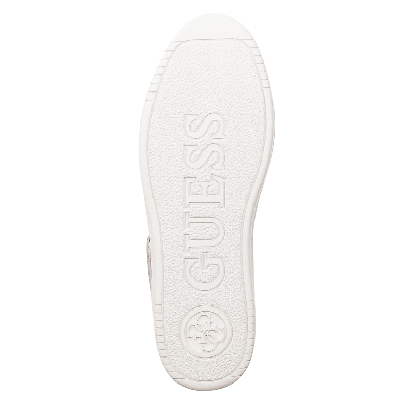 Guess Sneakersy damskie na platformie WHICO białe