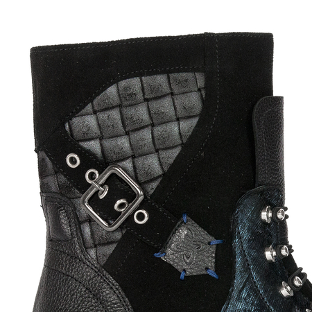 Maciejka 05582-01/00-7 Black Lace-Up Boots