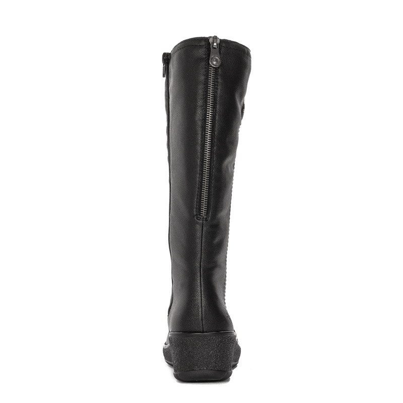 Rieker Women's Comfort Wedge Knee-High Boots Black Y4470-01