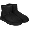 Botki UGG skórzane ocieplane W CLASSIC MINI II BLACK