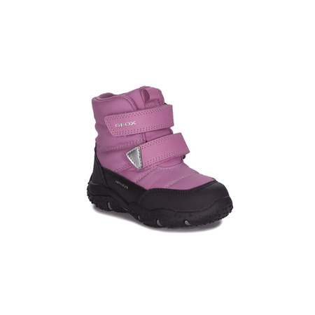 GEOX' insulated Velcro boots Fuchsia Black