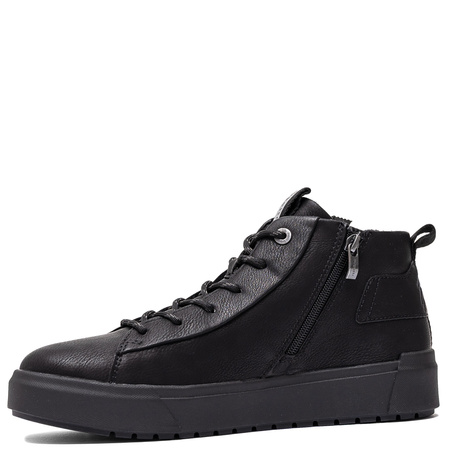 Bugatti Botki Męskie Sznurowane Czarne