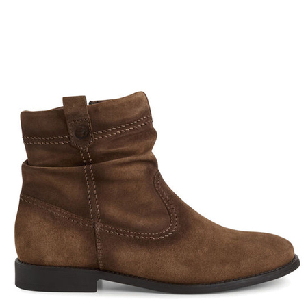  Tamaris Women's Brown Leather Ankle Boots