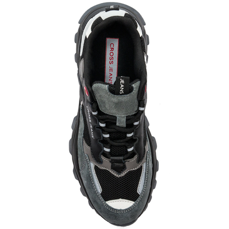 Sneakersy Cross Jeans II2R4019C Black White Grey