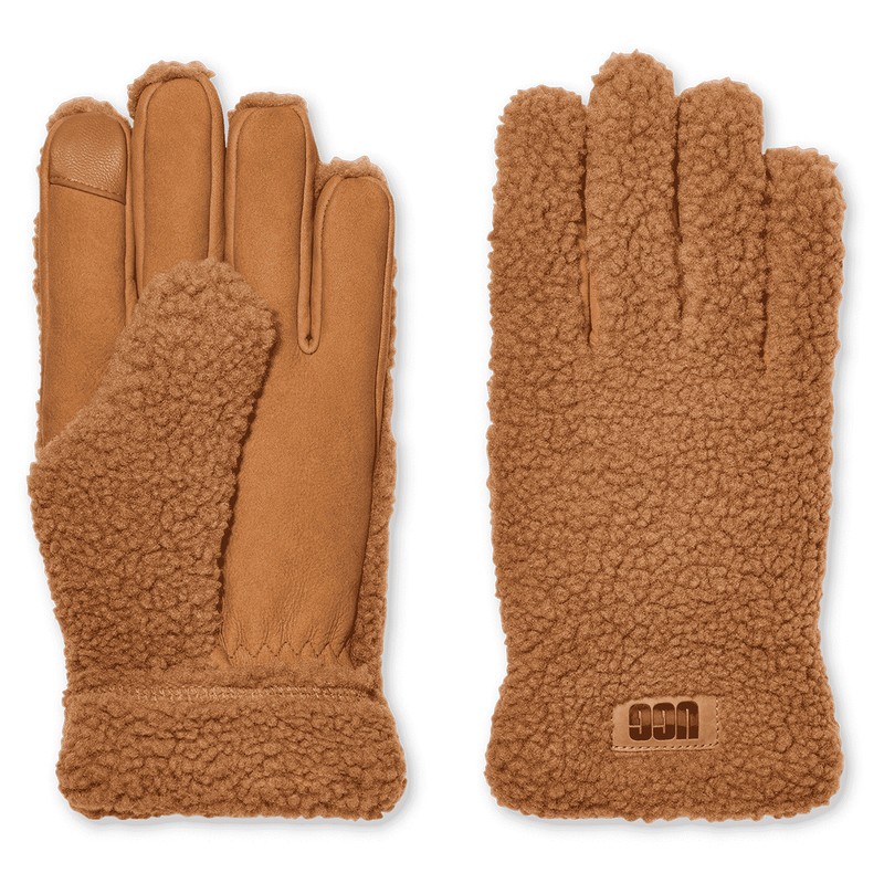 Ugg Rękawiczki Damskie Uggfluff Glove Chestnut