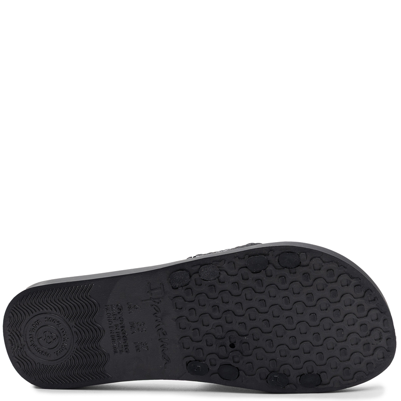 Ipanema Street Slides Braided Strap Black 83244-20766-BK
