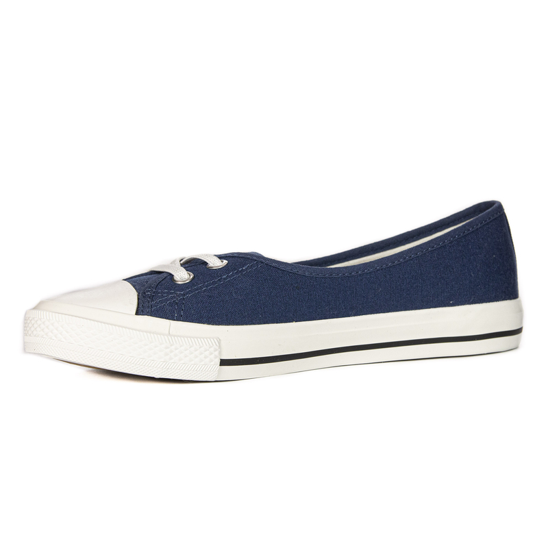Lee Cooper Trampki damskie tenisówki wsuwane Navy granatowe