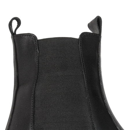 Boccato Women's boots, black leather boots