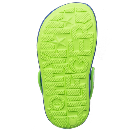 Tommy Hilfiger Kid's Slides Blue Green