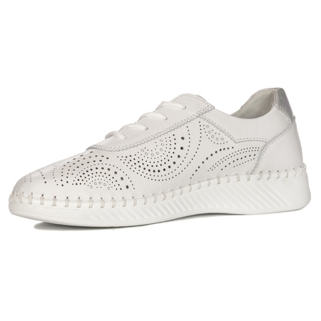 T.Sokolski Women's White Flat Shoes
