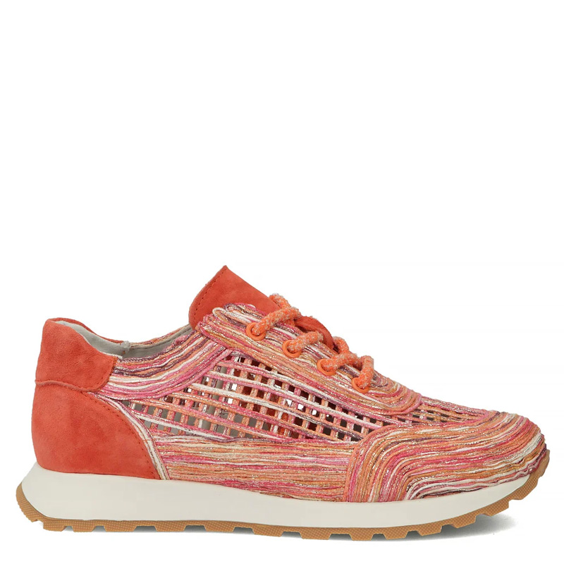 Filippo Sneakersy Damskie Skórzane Wielokolorowe Pomarańczowe DP7720-26-OR