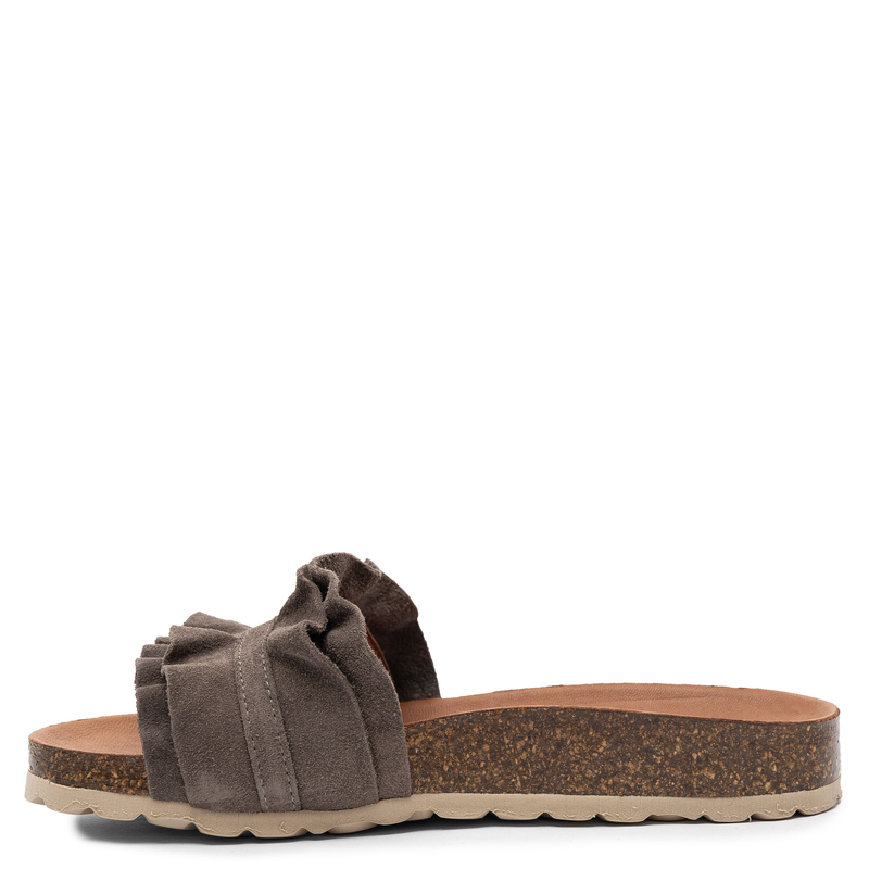 Verbenas Women's Shoes Rocio Serraje Volante Ash ROCIO-SER-VOL-ASH