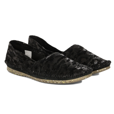 Maciejka Women's Leather Black Half-Shoes