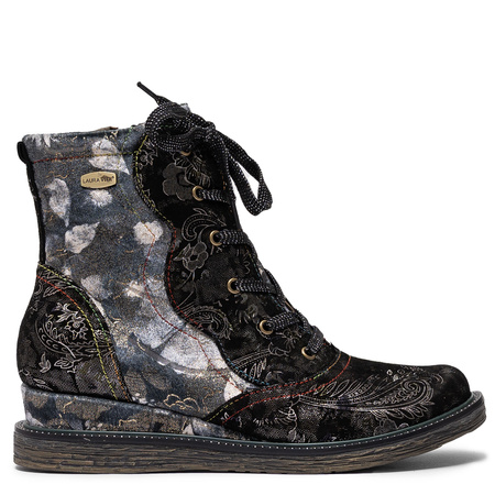 Laura Vita Women's Lace-Up Boots Noir