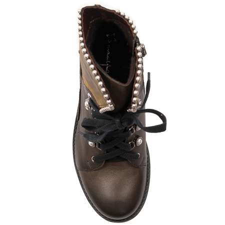 Maciejka 3623A-24/00-5 Olive Lace-up Boots