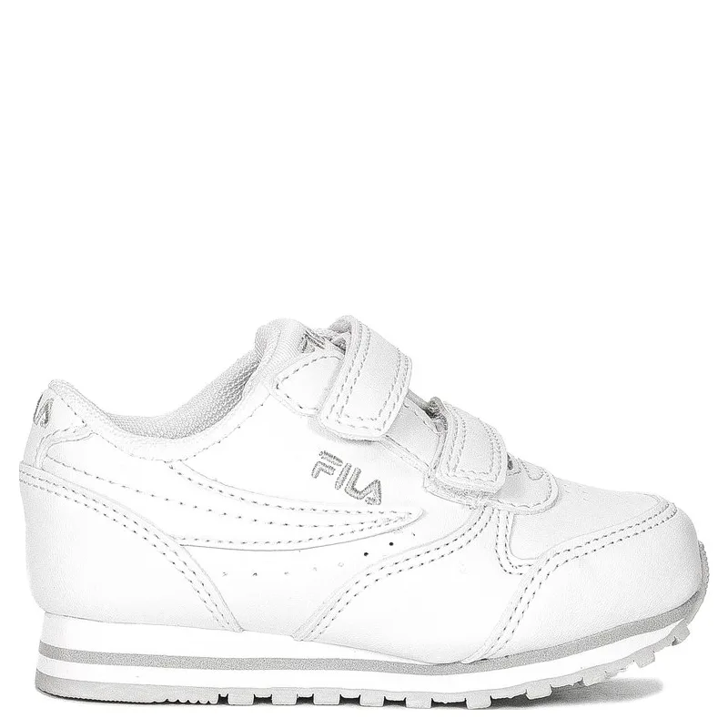 Fila Orbit Velcro Infants 1011080.84T White Gray Violet Sneakers
