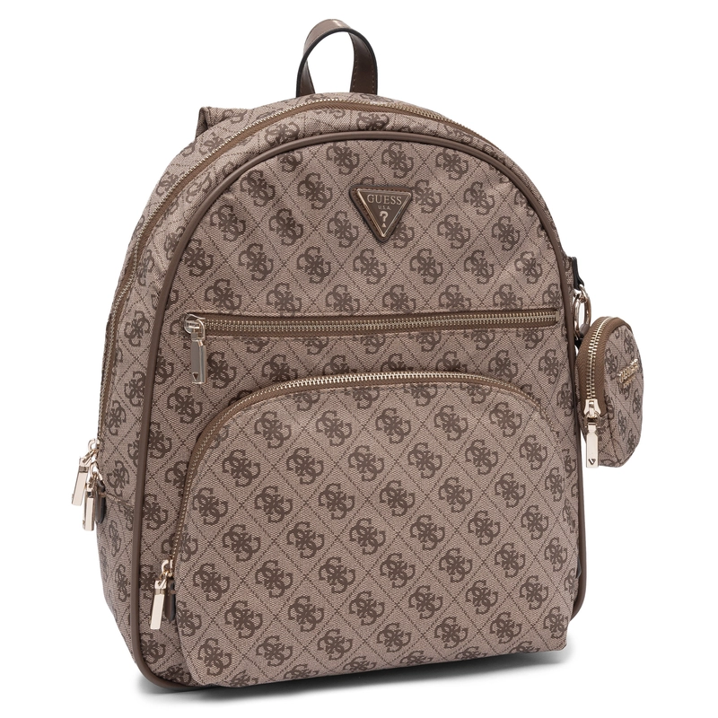 Guess Adrian Logo Plecak Miejski Monogram Beżowy TWNB2168350-CAMEL