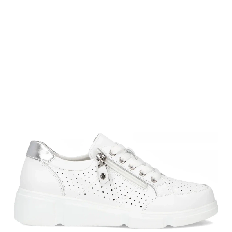 Filippo Sneakersy Damskie Skórzane Białe