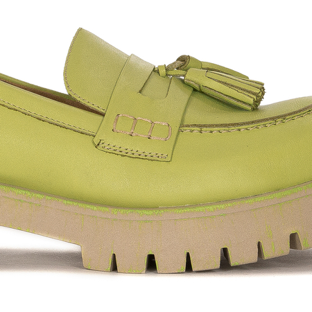 Maciejka Women's Pistachio Flat Shoes