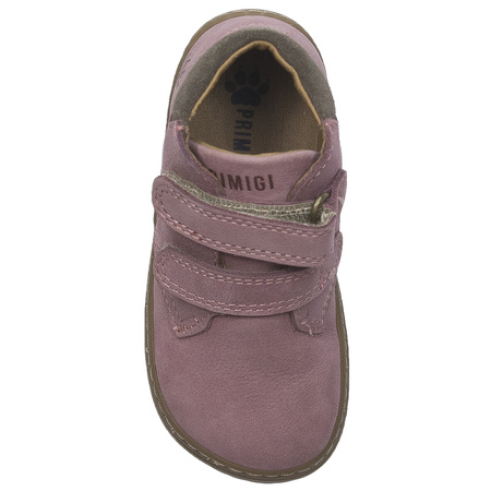 Primigi children's velcro nubuck leather Canyon/Rosa boots