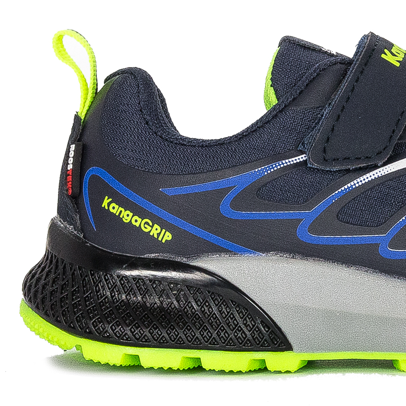 Kangaroos Sneakersy półbuty dziecięce chłopięce DK Navy/Lime