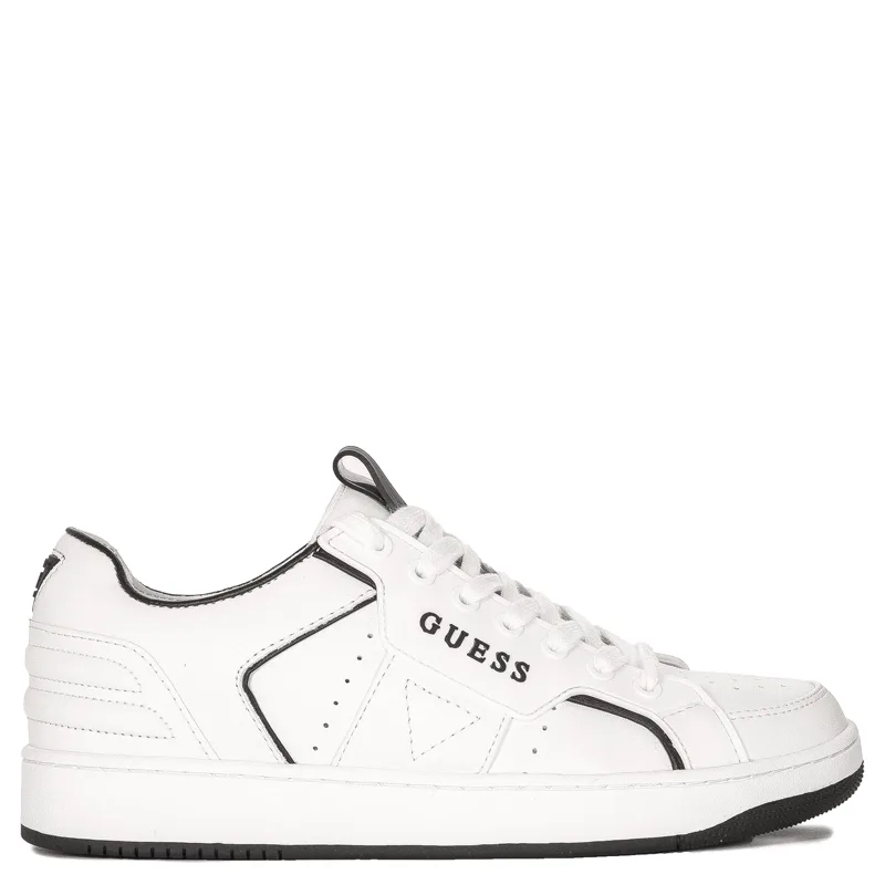 Guess Sneakersy damskie na platformie BIANQA WHITE białe