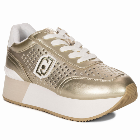 Liu Jo Women's Platform Sneakers Gold