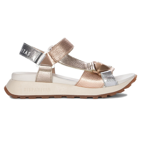 Hispanitas Women's Platform Silver Cava Sandals 