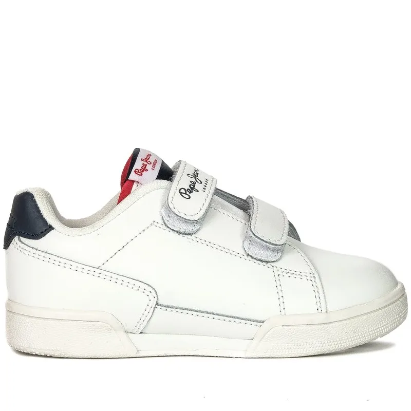 Sneakersy Pepe Jeans PBS30488 800 White Białe