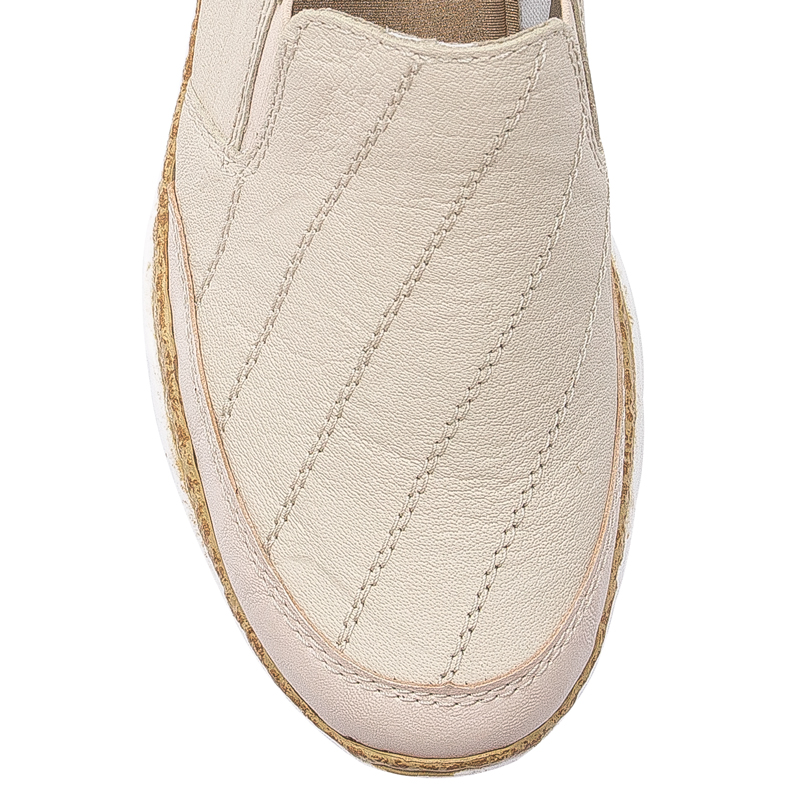 Rieker Women's slip-on Beige Low Shoes
