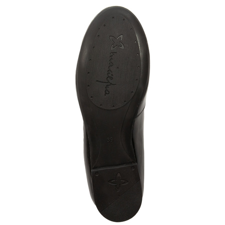  Maciejka Leather Ballerinas Black Patent Leather