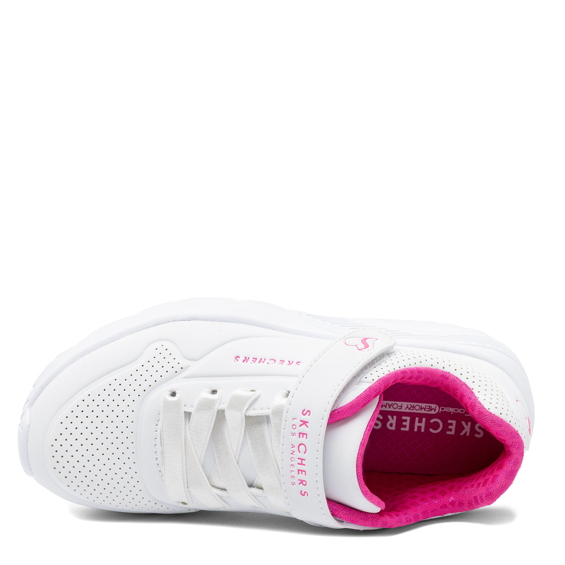 Skechers Uno Lite Sneakersy Na Rzep Białe 310451L-WHP