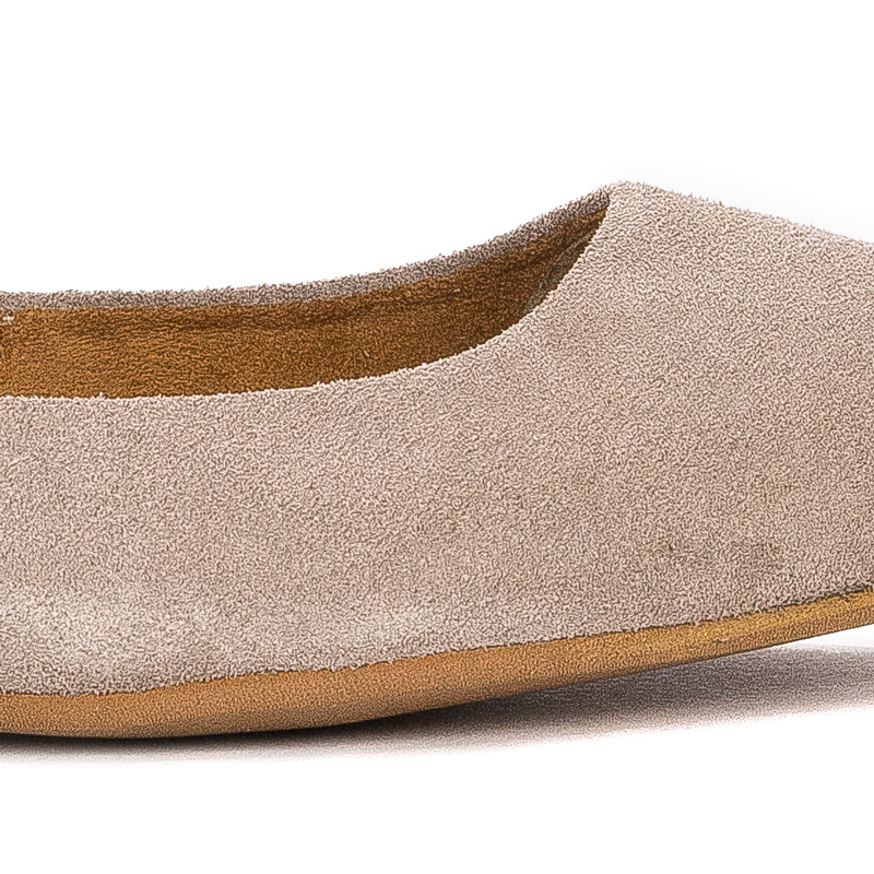 Maciejka Suede Leather Almond-Toe Women’s Ballerinas Beige 04100-42/00-8