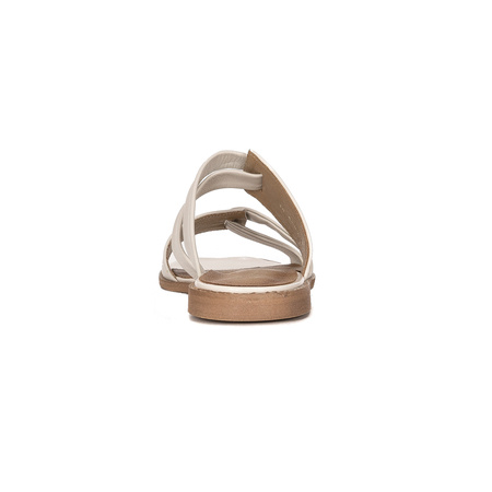 Maciejka Light Beige Women's Slides