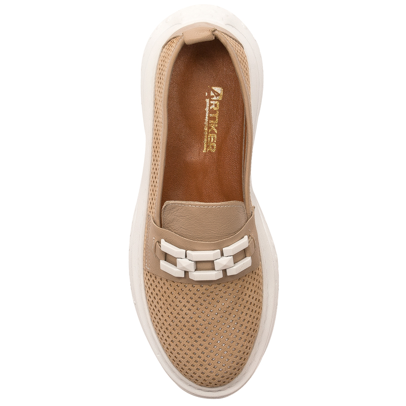 Artiker Beige Women's Flat Shoes