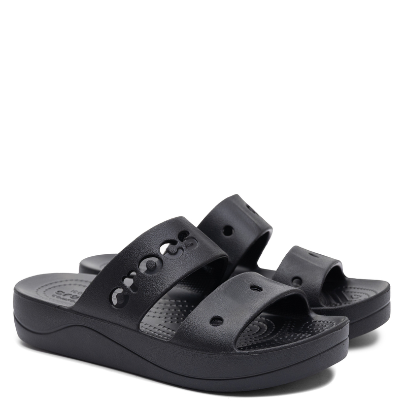 Crocs Classic Women's Platform Slides Black 208188-001