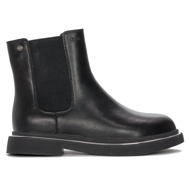 GOE Women's warm leather black boots