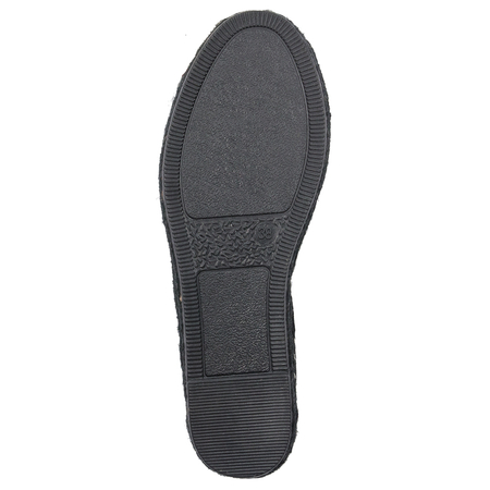 Big Star Espadryle damskie w kropki Black Czarne
