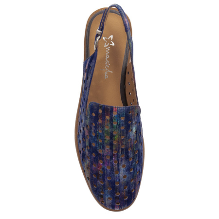 Maciejka Women's Dark Blue Half Shoes