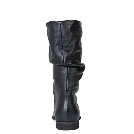 Maciejka Slouchy Boots Flat Black 05057-20/00-6