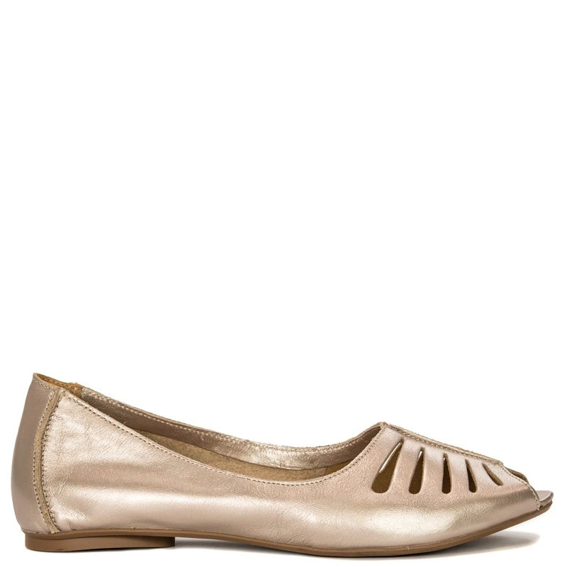 Maciejka 03497-25-00-6 Gold Flat Shoes