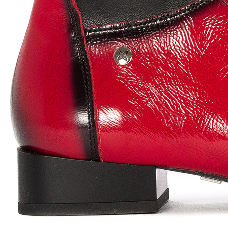 Maciejka 04744-08/00-7 Red Lace-up Boots