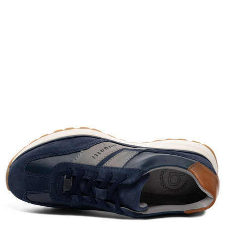 Bugatti Leather Men's Sneakers Low-top Navy Blue 331AWC011410-BLUE