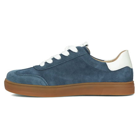 Filippo Sneakersy Damskie Skórzane Niebieskie