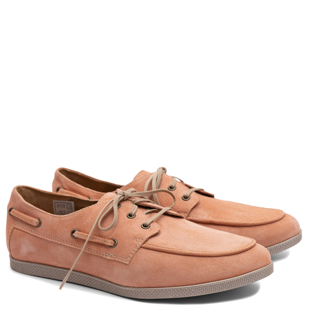 Maciejka Leather Suede Boat Shoes Orange 07799-33/00-1